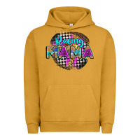 Pigment Peanut Butter racing mama Urban Hoodie - Zillion Design Studio