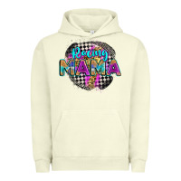 Pigment Pistachio racing mama Urban Hoodie - Zillion Design Studio