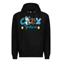 Black cozy season winter Premium Hoodie - RanaPortraitStore
