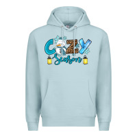 Blue Mist cozy season winter Premium Hoodie - RanaPortraitStore
