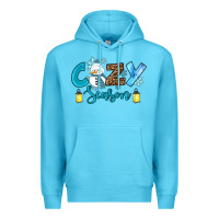 Ocean Blue cozy season winter Premium Hoodie - RanaPortraitStore