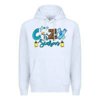 White cozy season winter Premium Hoodie - RanaPortraitStore