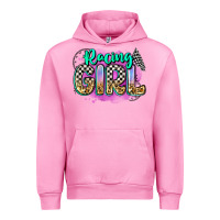 Fuchsia Pink racing girl Urban Hoodie - Zillion Design Studio
