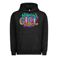 Pigment Black racing girl Urban Hoodie - Zillion Design Studio