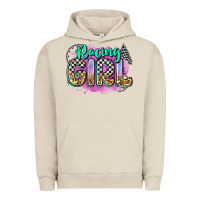 Pigment French Oak racing girl Urban Hoodie - Zillion Design Studio