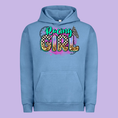 Racing Girl Urban Hoodie Designed By Zillion Design Studio