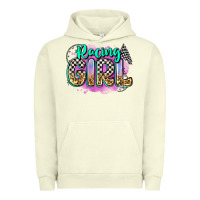 Pigment Pistachio racing girl Urban Hoodie - Zillion Design Studio