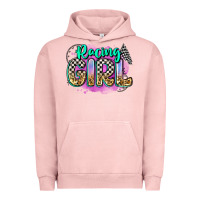 Pigment Salmon racing girl Urban Hoodie - Zillion Design Studio