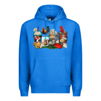 True Royal rooster coffee cups Premium Hoodie - Zillion Design Studio