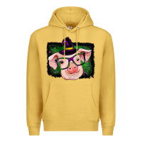Antique Gold pig halloween Premium Hoodie - RanaPortraitStore