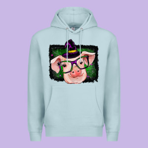 Pig Halloween Premium Hoodie Designed By Ranaportraitstore