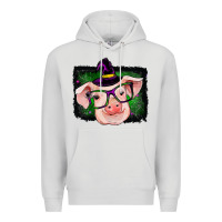 Dove Grey pig halloween Premium Hoodie - RanaPortraitStore