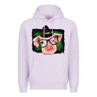 Lilac pig halloween Premium Hoodie - RanaPortraitStore