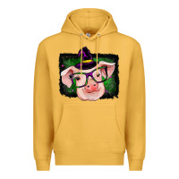 Mustard pig halloween Premium Hoodie - RanaPortraitStore