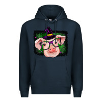 Navy pig halloween Premium Hoodie - RanaPortraitStore