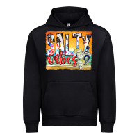 Black salty vibes Urban Hoodie - texasbilliewilder