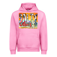 Fuchsia Pink salty vibes Urban Hoodie - texasbilliewilder