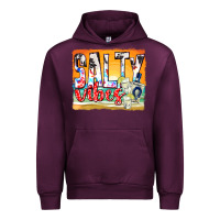 Mauve Wine salty vibes Urban Hoodie - texasbilliewilder