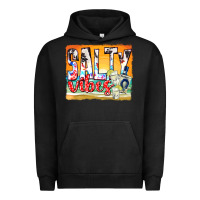 Pigment Black salty vibes Urban Hoodie - texasbilliewilder