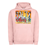 Pigment Salmon salty vibes Urban Hoodie - texasbilliewilder