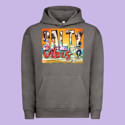 Salty Vibes Urban Hoodie Designed By Texasbilliewilder