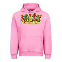 Fuchsia Pink sassy beach Urban Hoodie - texasbilliewilder