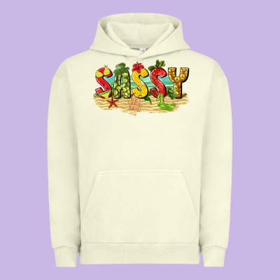 Sassy Beach Urban Hoodie Designed By Texasbilliewilder