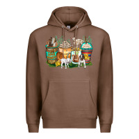 Chestnut goats coffee cups Premium Hoodie - Zillion Design Studio