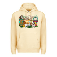 Pina Colada goats coffee cups Premium Hoodie - Zillion Design Studio