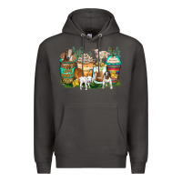 Smoke goats coffee cups Premium Hoodie - Zillion Design Studio