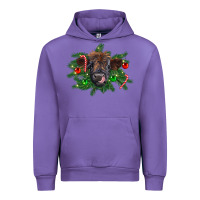 Tulip Christmas highland calf Urban Hoodie - RanaPortraitStore
