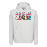 Dove Grey wife mom nurse Premium Hoodie - texasbilliewilder