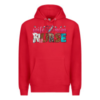 Red wife mom nurse Premium Hoodie - texasbilliewilder