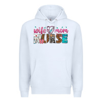 White wife mom nurse Premium Hoodie - texasbilliewilder