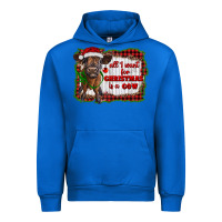 Cobalt all i want for christmas is a cow highland calf Urban Hoodie - RanaPortraitStore