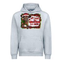 Heather Grey all i want for christmas is a cow highland calf Urban Hoodie - RanaPortraitStore