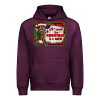 Mauve Wine all i want for christmas is a cow highland calf Urban Hoodie - RanaPortraitStore