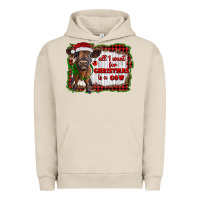 Pigment French Oak all i want for christmas is a cow highland calf Urban Hoodie - RanaPortraitStore