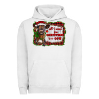 Pigment Lunar Rock all i want for christmas is a cow highland calf Urban Hoodie - RanaPortraitStore