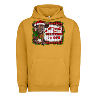 Pigment Peanut Butter all i want for christmas is a cow highland calf Urban Hoodie - RanaPortraitStore