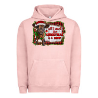 Pigment Salmon all i want for christmas is a cow highland calf Urban Hoodie - RanaPortraitStore