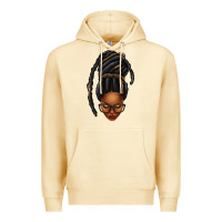 Pina Colada afro woman faux jumbo locs Premium Hoodie - texasbilliewilder