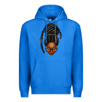 True Royal afro woman faux jumbo locs Premium Hoodie - texasbilliewilder