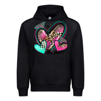 Black race hearts Urban Hoodie - Zillion Design Studio