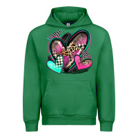 Emerald race hearts Urban Hoodie - Zillion Design Studio