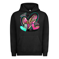 Pigment Black race hearts Urban Hoodie - Zillion Design Studio
