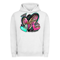 Pigment Lunar Rock race hearts Urban Hoodie - Zillion Design Studio
