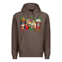 Coffee dominican republic coffee cups Premium Hoodie - Zillion Design Studio