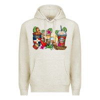 Oatmeal Heather dominican republic coffee cups Premium Hoodie - Zillion Design Studio