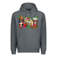 Rock dominican republic coffee cups Premium Hoodie - Zillion Design Studio